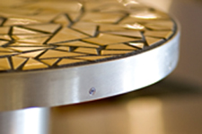 Southwest Gardener Ceramic Counter Detail